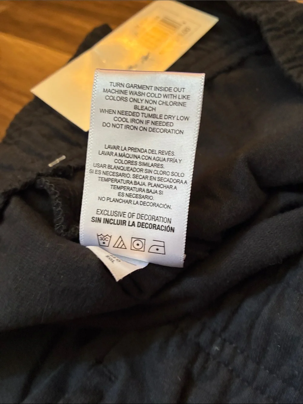 Champion Black Men's Jogger Sweatpants w/Pockets- 100% Cotton- Size XL- NWT